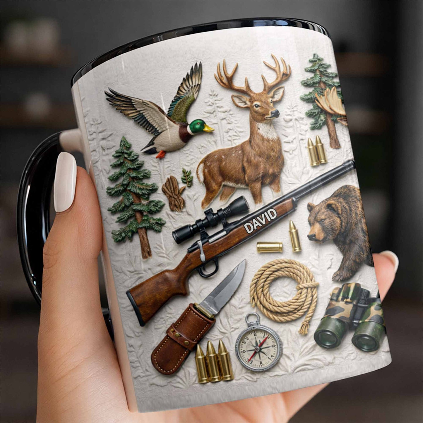 Adventure Awaits In The Great Outdoors Hunting Gear And Wildlife Design