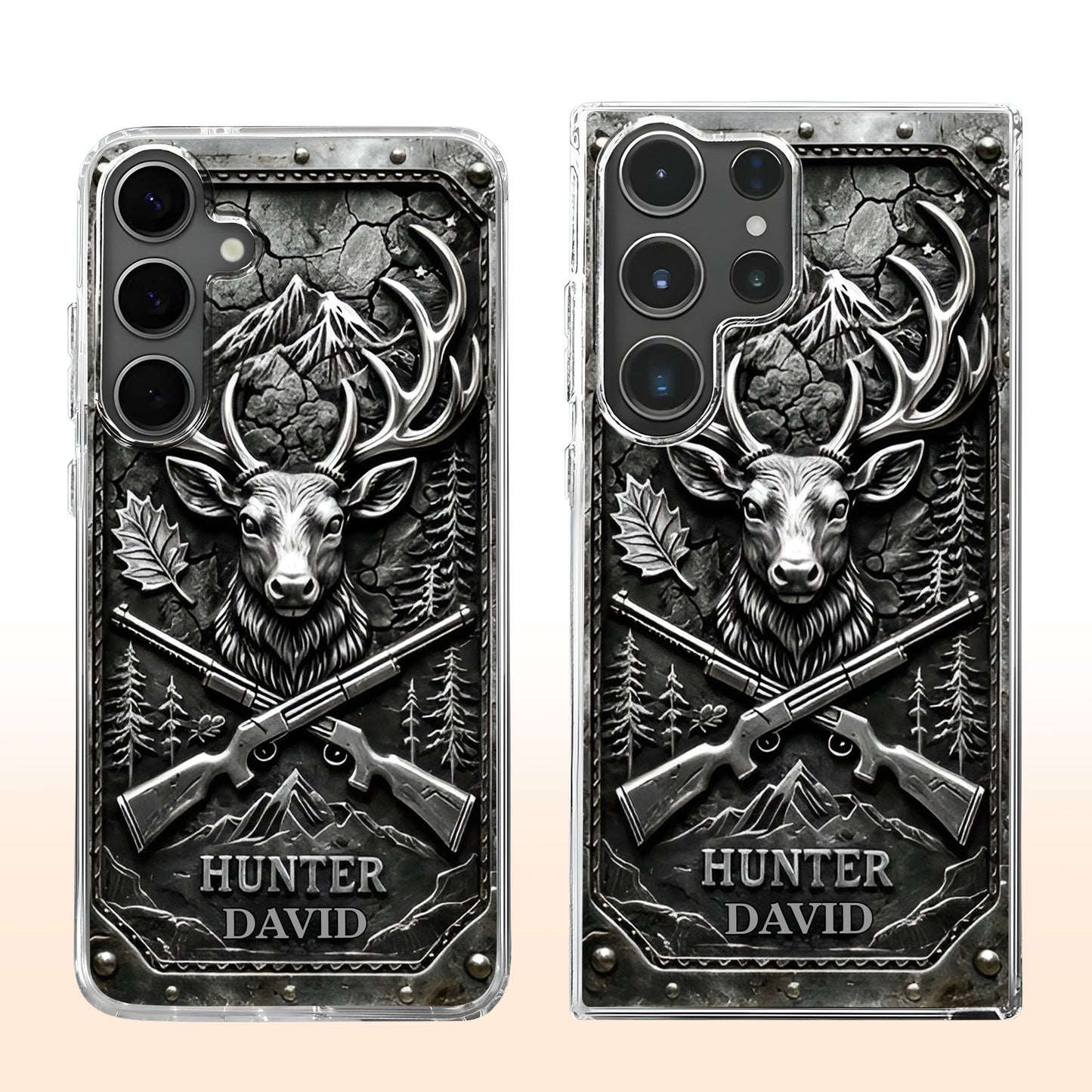 Hunter Custom Deer Antlers And Rifles Outdoors Design