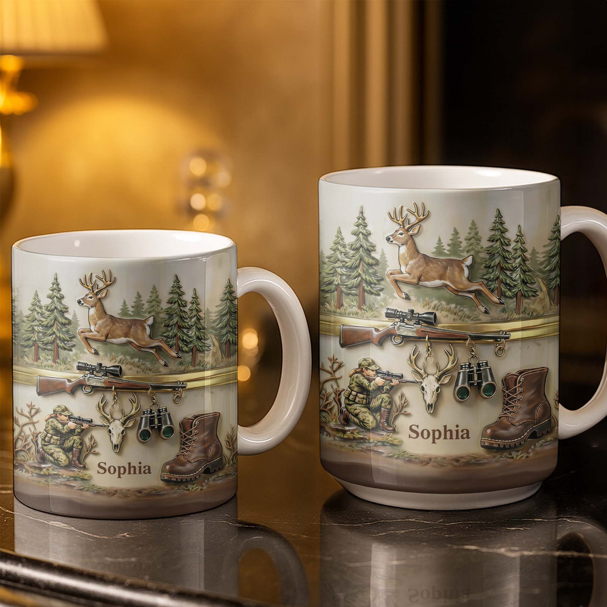 A Hunter's Passion With Deer And Rifle