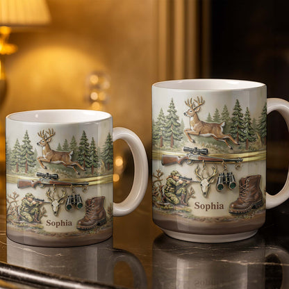 A Hunter's Passion With Deer And Rifle