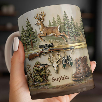 A Hunter's Passion With Deer And Rifle