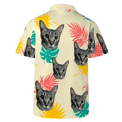 Chemise hawaïenne personnalisée avec votre photo - Chemise hawaïenne unisexe personnalisée - HW_LL05