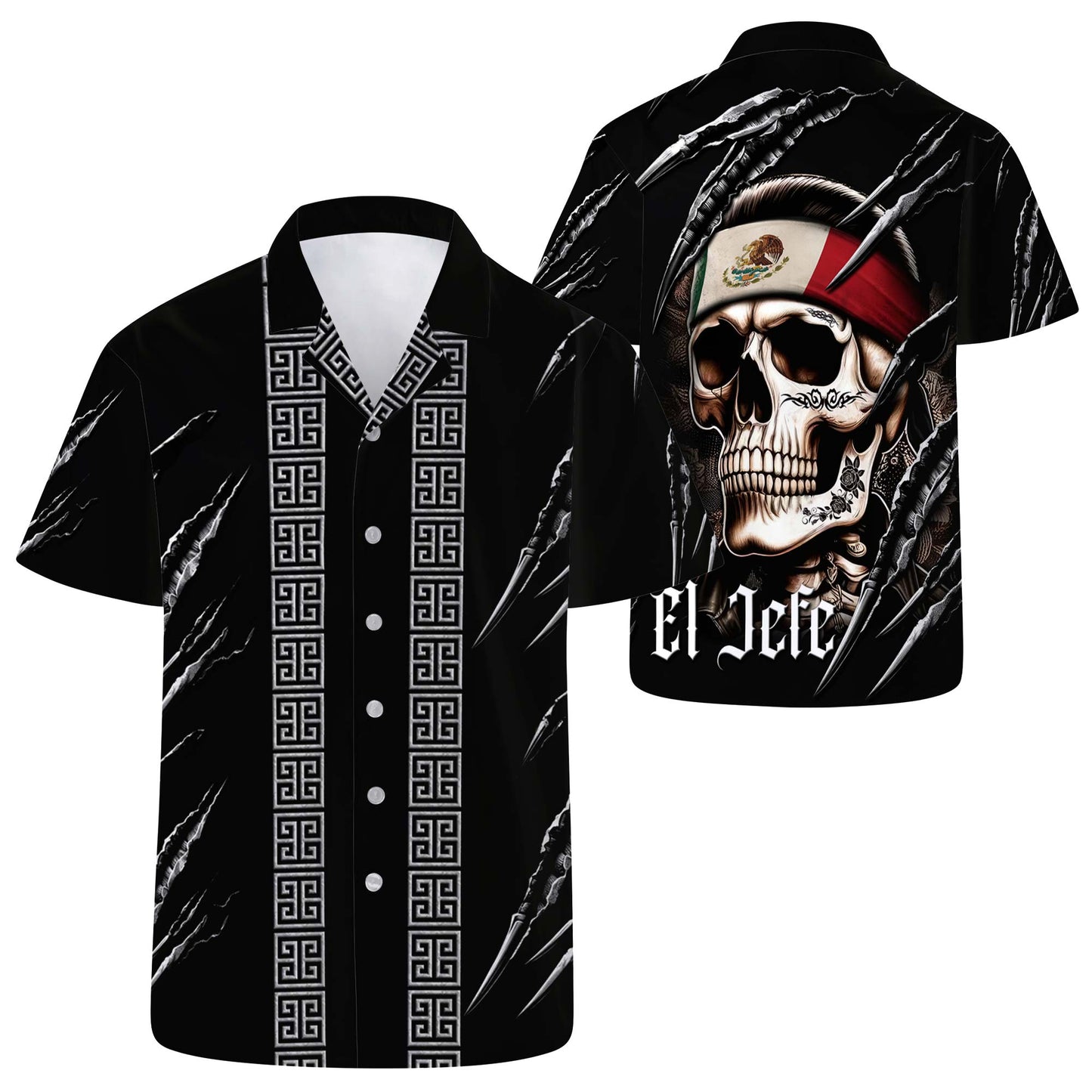 El Jefe - Camisa hawaiana unisex personalizada - HW_MX03