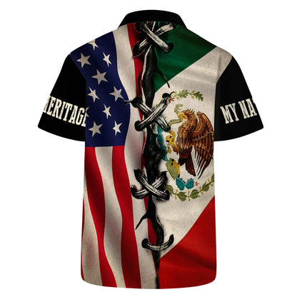 My Nation, My Heritage - Personalized Custom Unisex Hawaiian Shirt - HW_MX07
