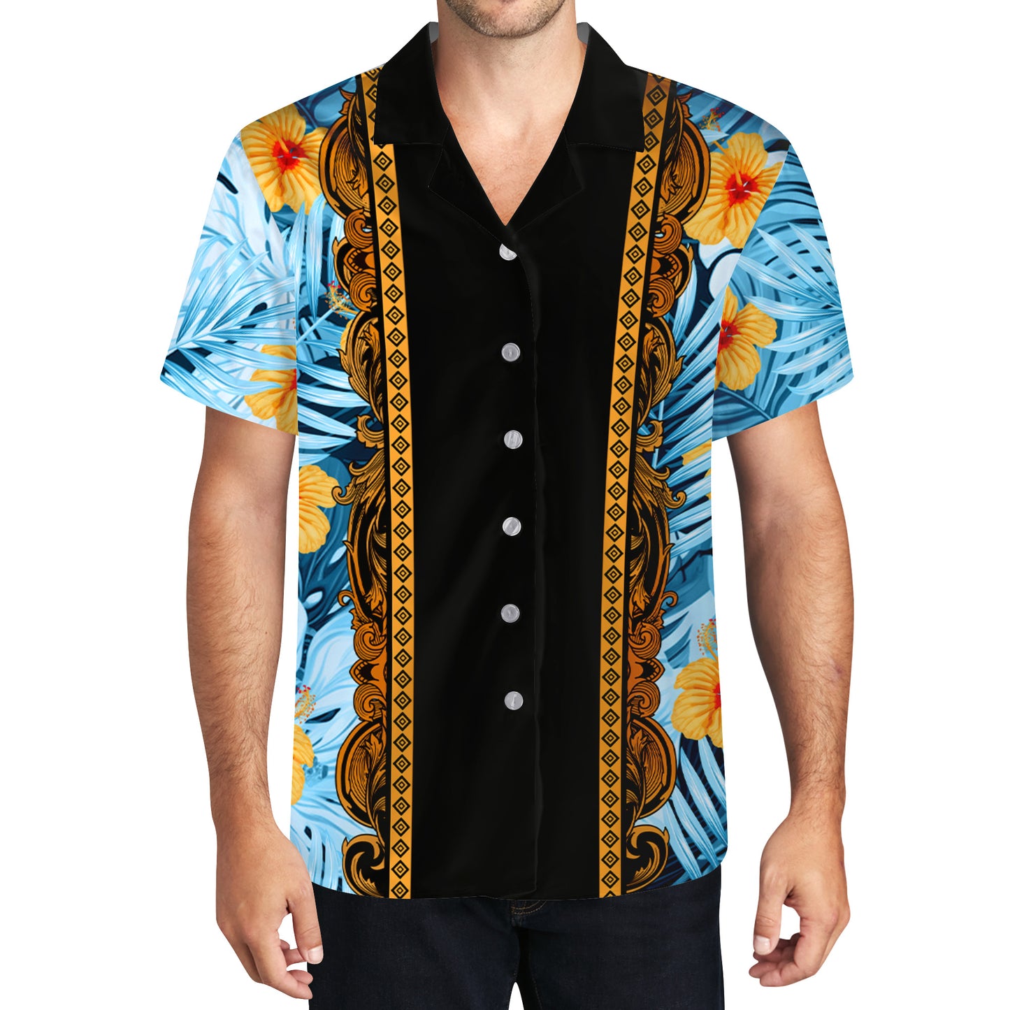 Ojalá sirvan empanadas en el infierno - Camisa hawaiana unisex personalizada - HW_MX40