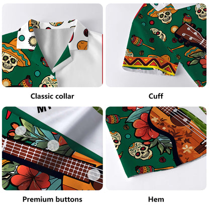 Mexico Mi Amor - Chemise hawaïenne unisexe personnalisée - HW_MX42