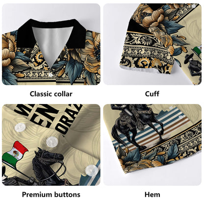 México En Mi Corazón - Camisa hawaiana unisex personalizada personalizada - HW_MX46