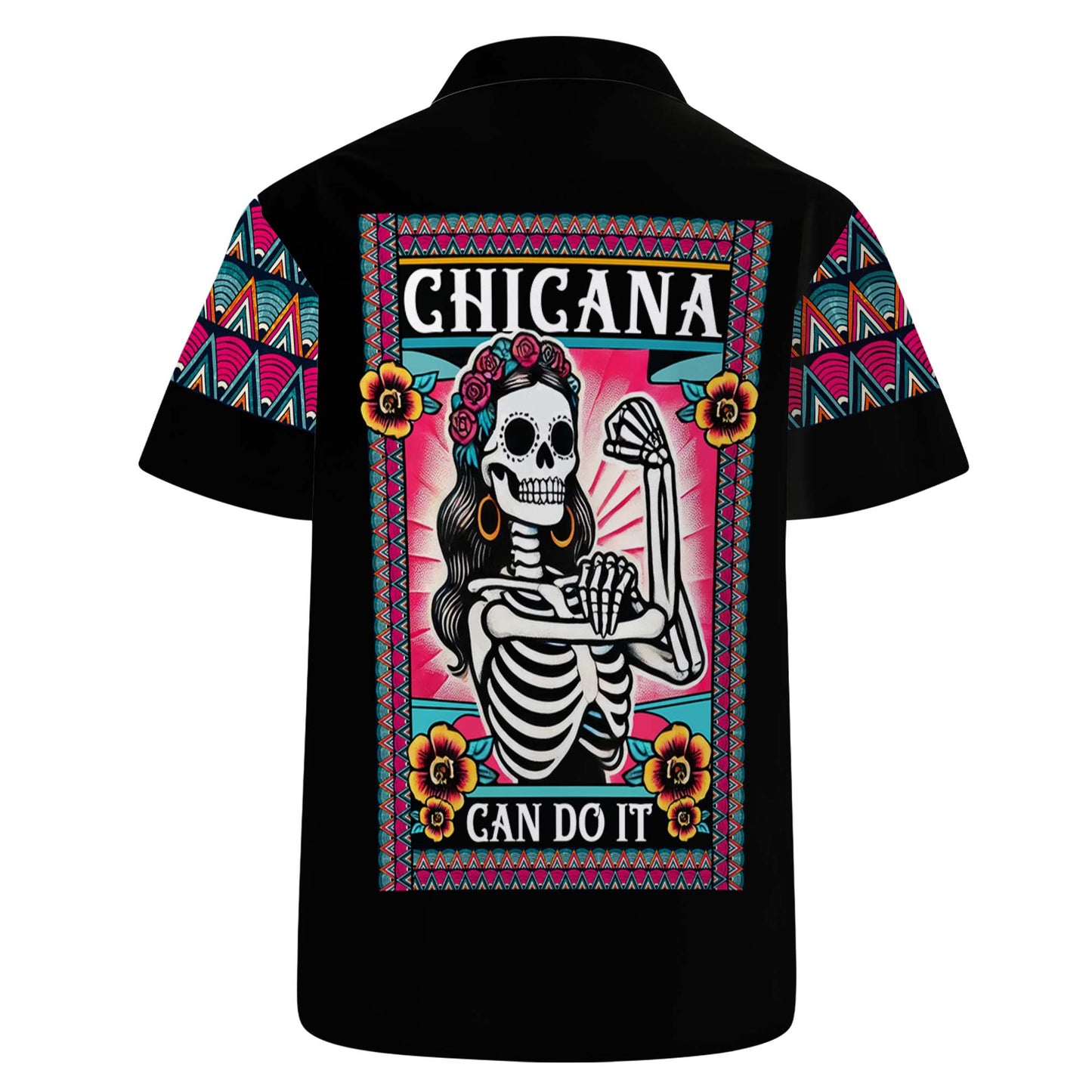 Chicana Can Do It - Personalized Custom Unisex Hawaiian Shirt - HW_MX20