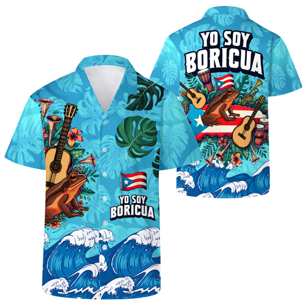 Yo Soy Boricua - Camisa hawaiana unisex personalizada - LA003_HW