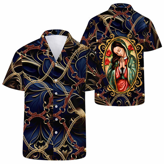 Our Lady of Guadalupe - Personalized Custom Unisex Hawaiian Shirt - HW_MX43