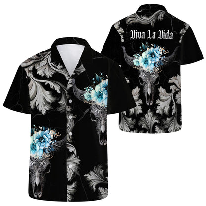 Viva La Vida - Chemise hawaïenne unisexe personnalisée - HW_MX54