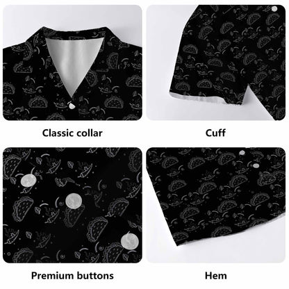 Si Muero Entiérrame Con Un Taco- Personalized Custom Unisex Hawaiian Shirt - HW_MX56