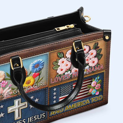Elle est une bonne fille - Sac à main en cuir - IND14
