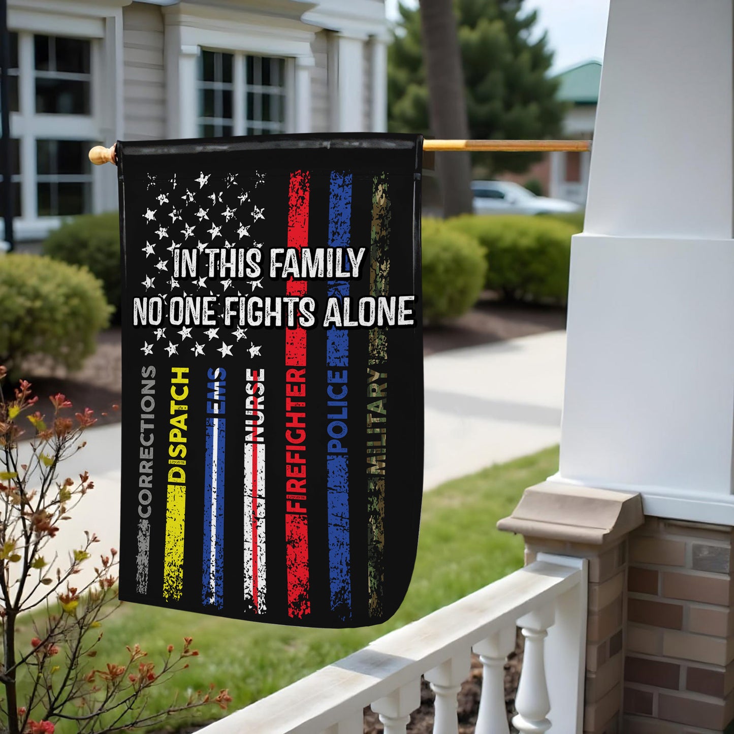 In This Family No One Fights Alone Stars And Stripes