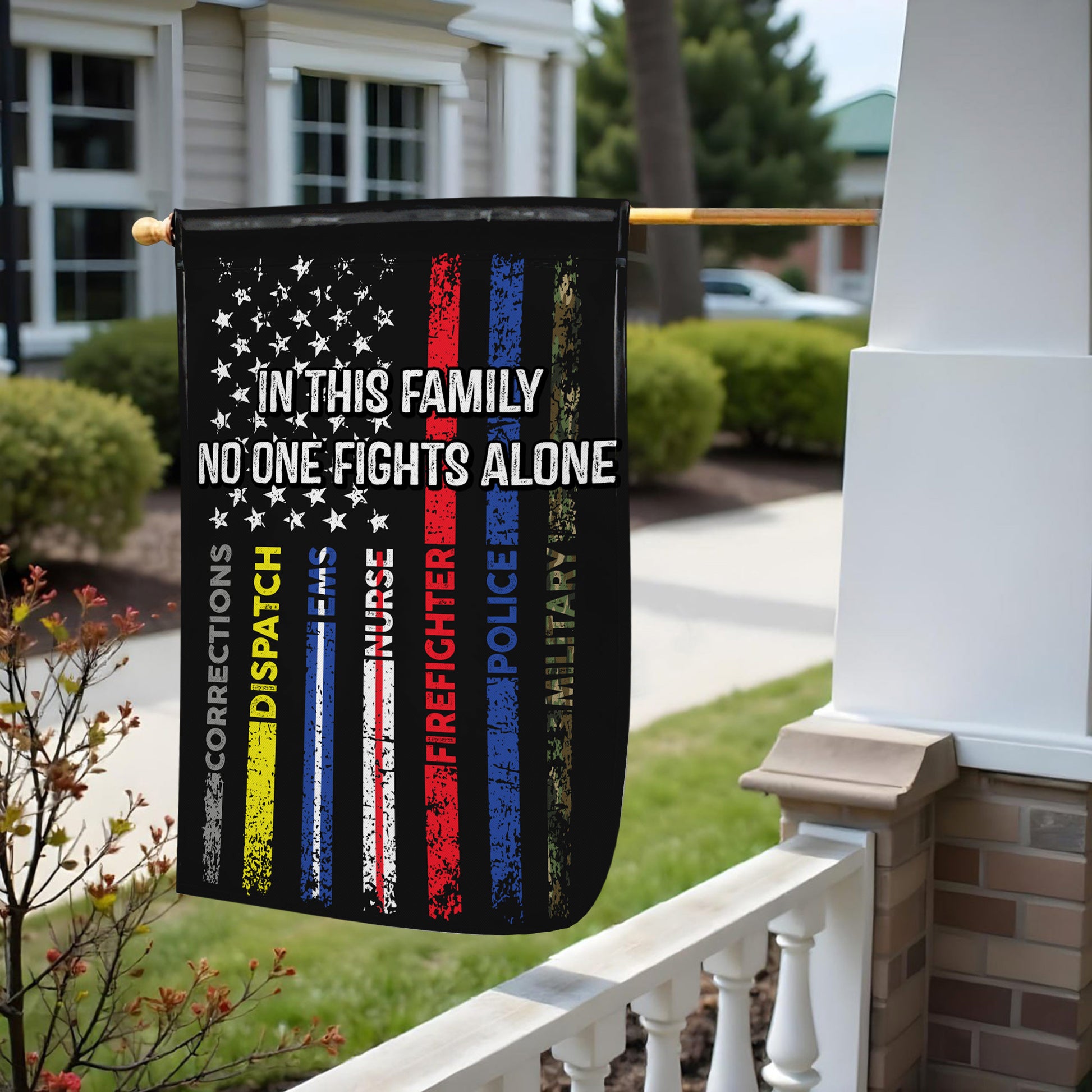In This Family No One Fights Alone Stars And Stripes