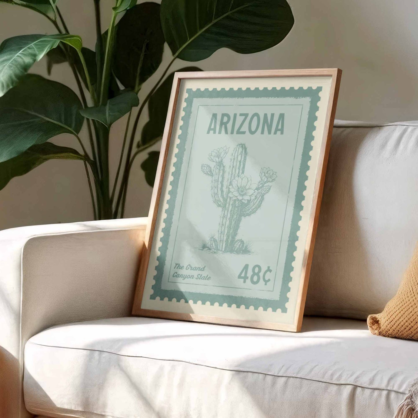 Vintage Rose Stamp Poster