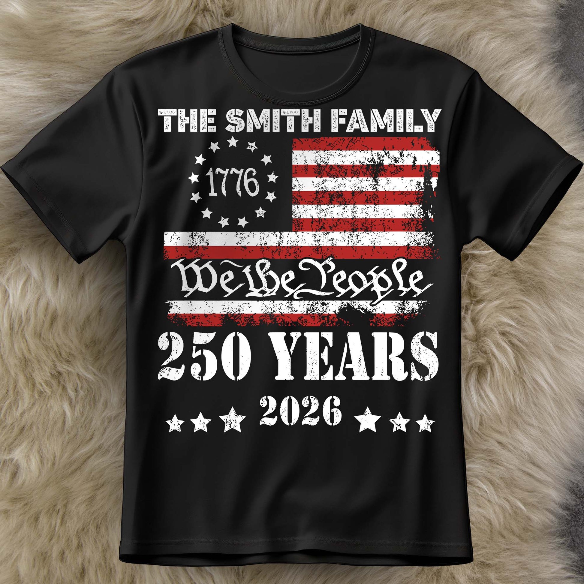 We The People, 250 Years American Flag