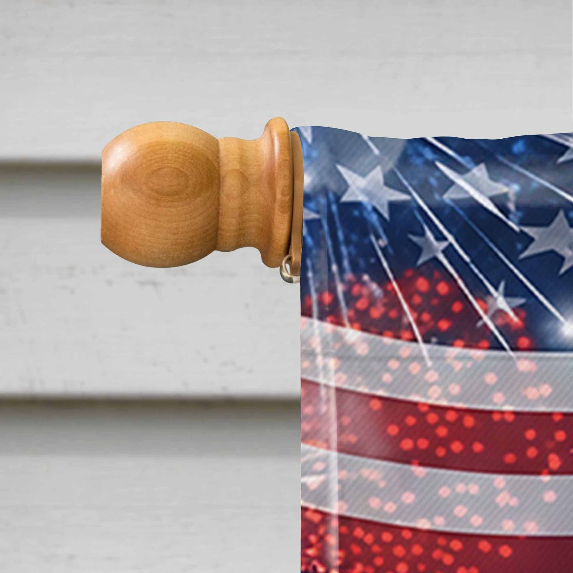 Celebrate The Spirit Of America With Eagle And Fireworks Flag