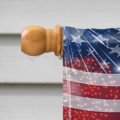 Celebrate The Spirit Of America With Eagle And Fireworks Flag