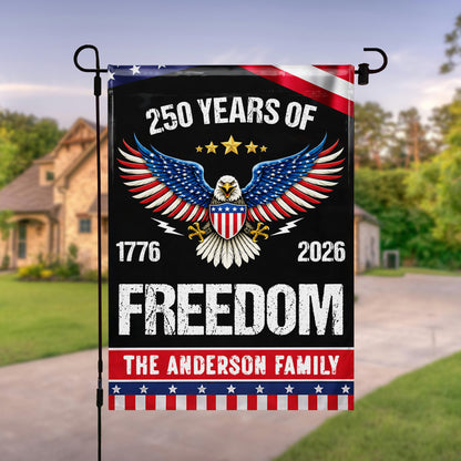 250 Years Of Freedom, Eagle And American Flag