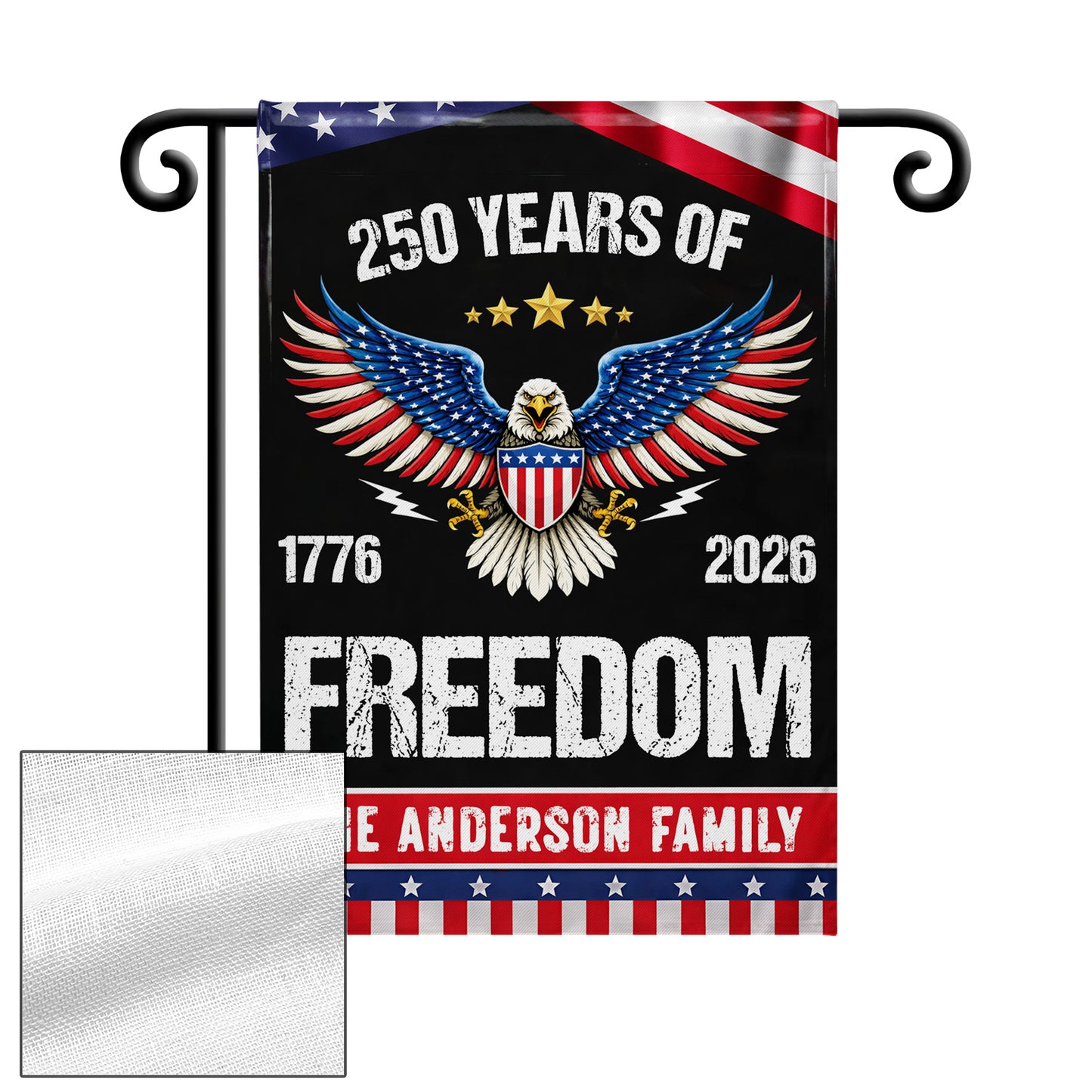 250 Years Of Freedom, Eagle And American Flag