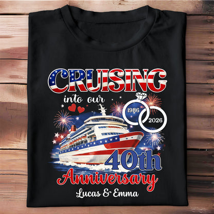 Cruising Into Our Anniversary Ship And Wedding Rings