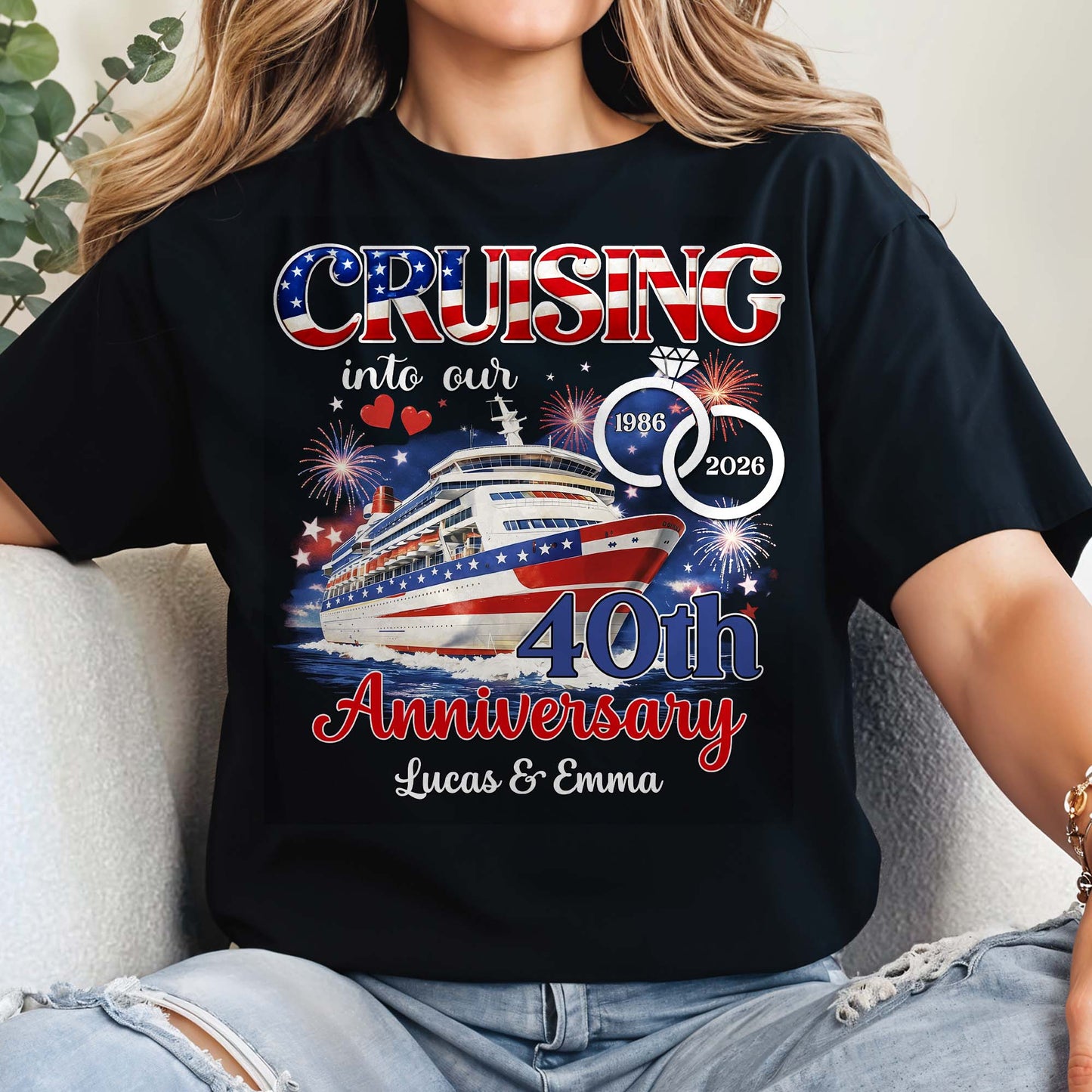 Cruising Into Our Anniversary Ship And Wedding Rings