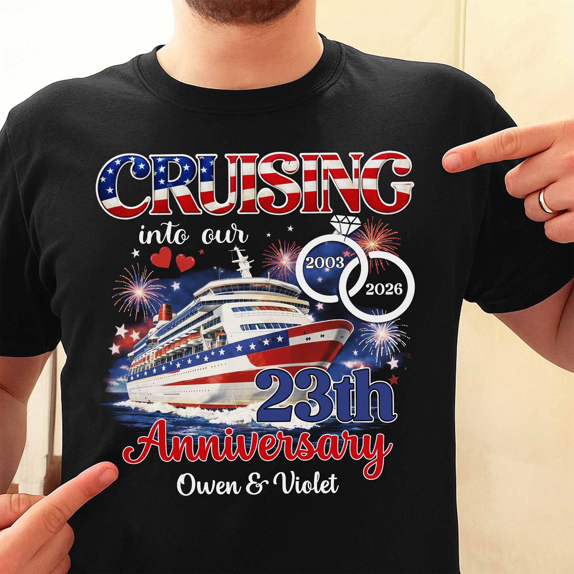 Cruising Into Our Anniversary Ship And Wedding Rings