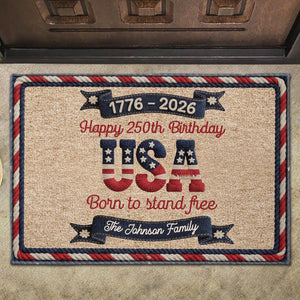 Happy Birthday USA Born To Stand Free Stars And Stripes The Family
