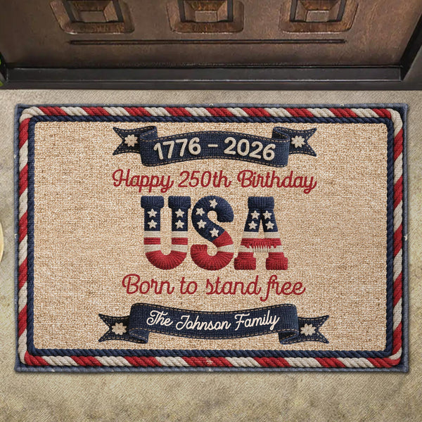 Happy Birthday USA Born To Stand Free Stars And Stripes The Family