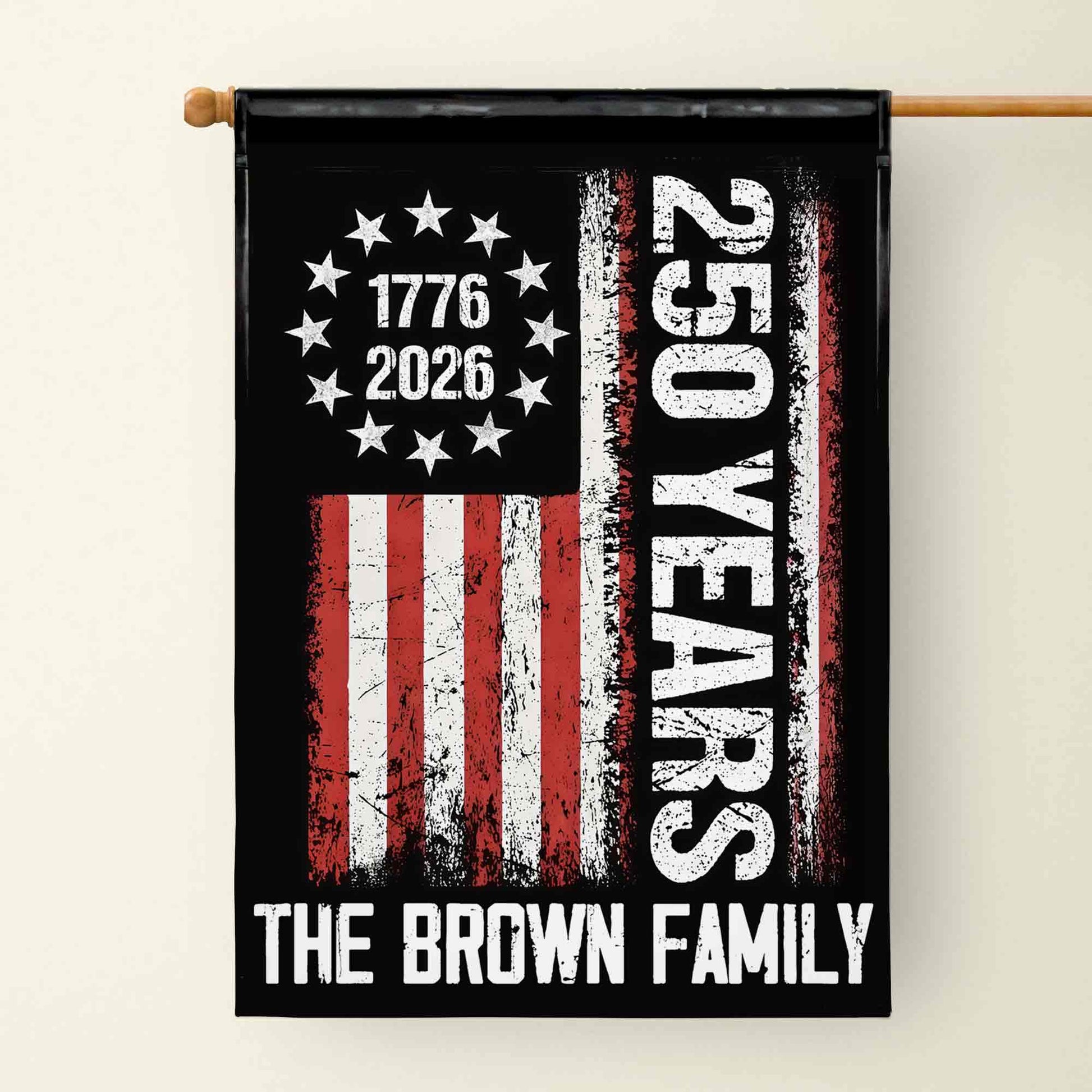 250 Years Our Family American Flag Stars And Stripes