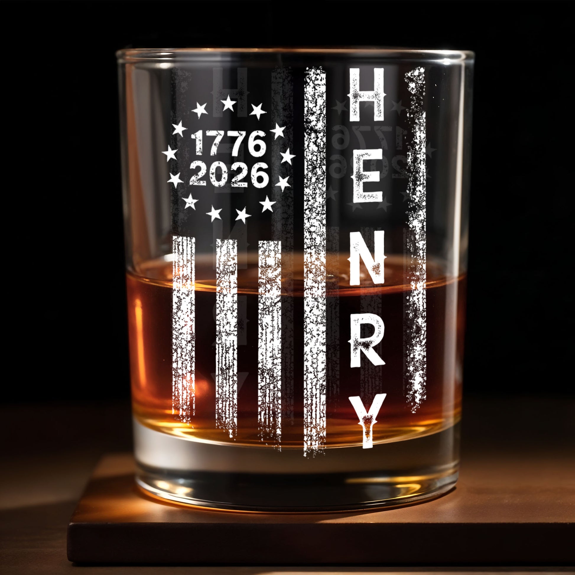 Patriotic American Flag With Stars And Stripes Vertical Design