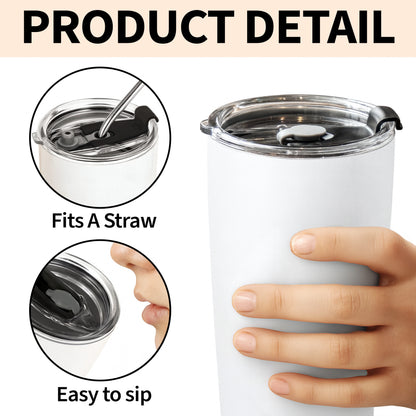 United States Of America Proud American Farmer Patriotic Tractor - Personalized Custom Stainless Steel Tumbler 20oz 30oz - INDE062_TB