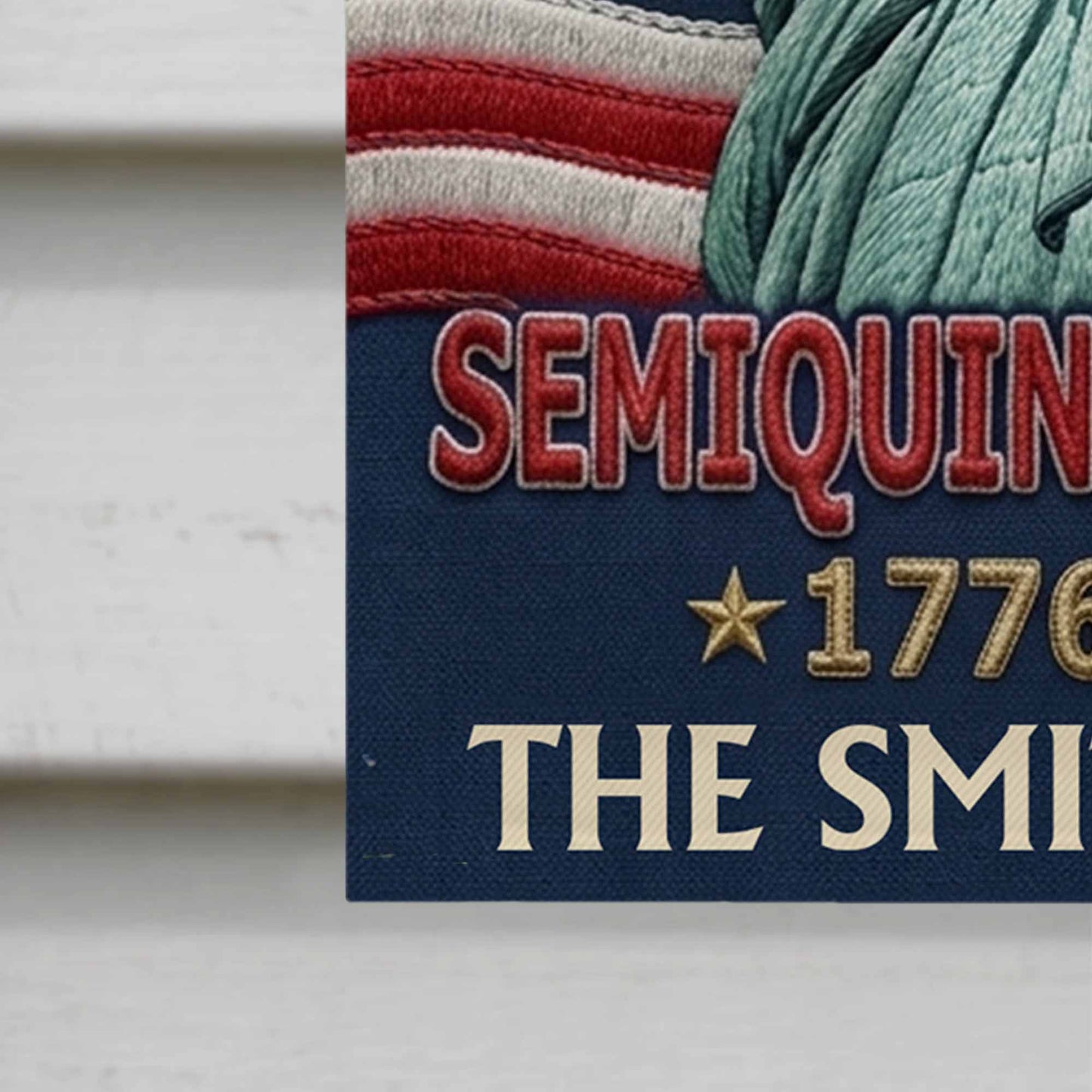 250 Years Semiquincentennial Statue Of Liberty Family American Flag - Personalized Flag - INDE124_GAF