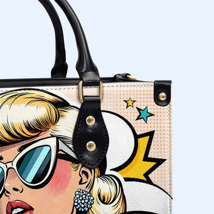 C'est ce que c'est - Sac à main en cuir personnalisé - ITIS06