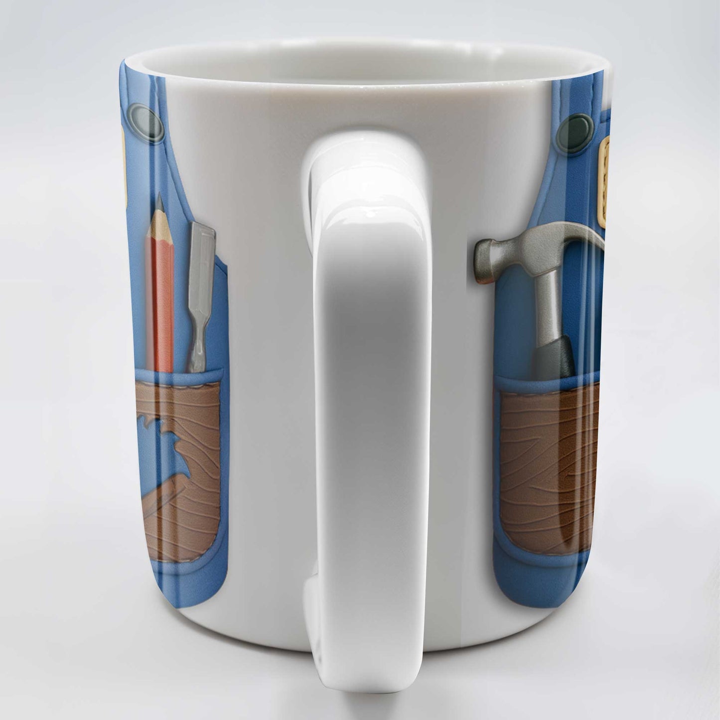 Carpenter Daniel Hammer, Tape Measure, Pencil, Saw