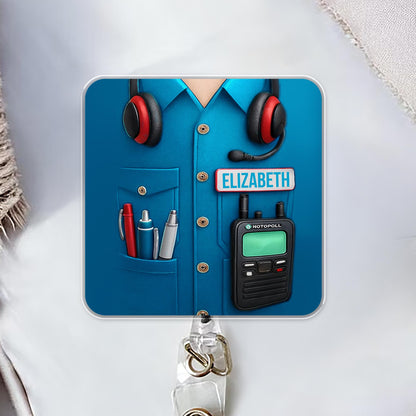 Customize Your Professional Gear With Name And Badge Reel