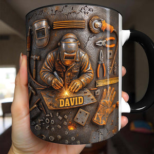 A Durable Bond Crafted with Love, Welding Mask and Tools