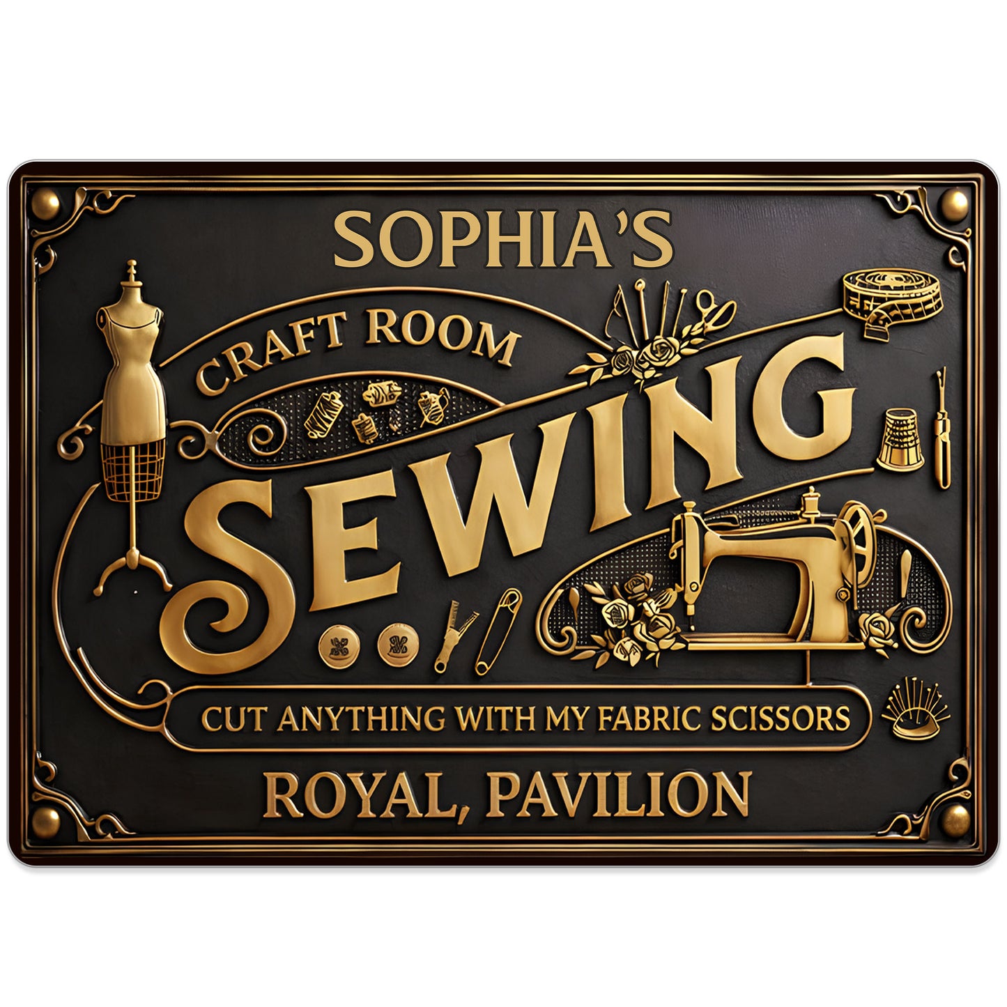 Cut Anything With My Fabric Scissors, Sewing Room Decor