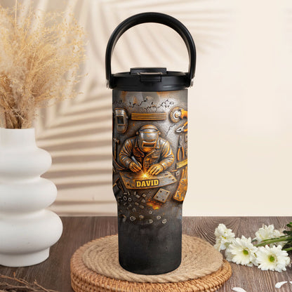 Dedicated To The Craft Featuring Welder And Tools