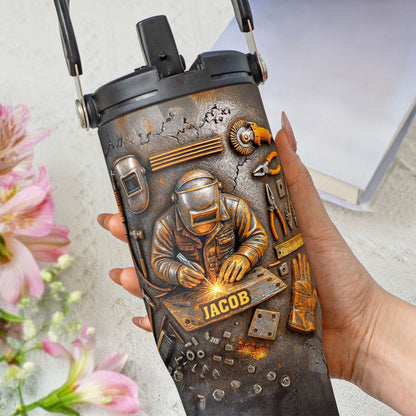 Dedicated To The Craft Featuring Welder And Tools