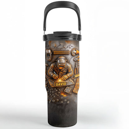 Dedicated To The Craft Featuring Welder And Tools