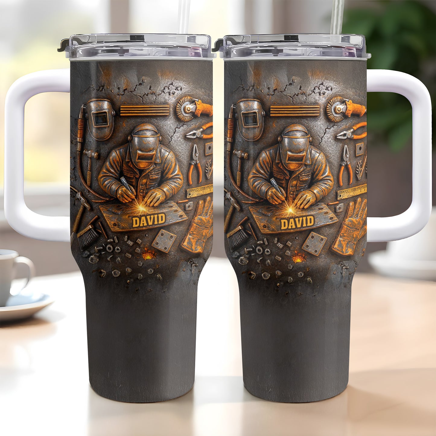 Customizable Design Celebrating Welder And Tools