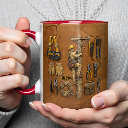 Celebrate Your Dedicated Craftsmanship, Lineman And Tools