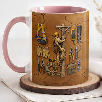 Celebrate Your Dedicated Craftsmanship, Lineman And Tools