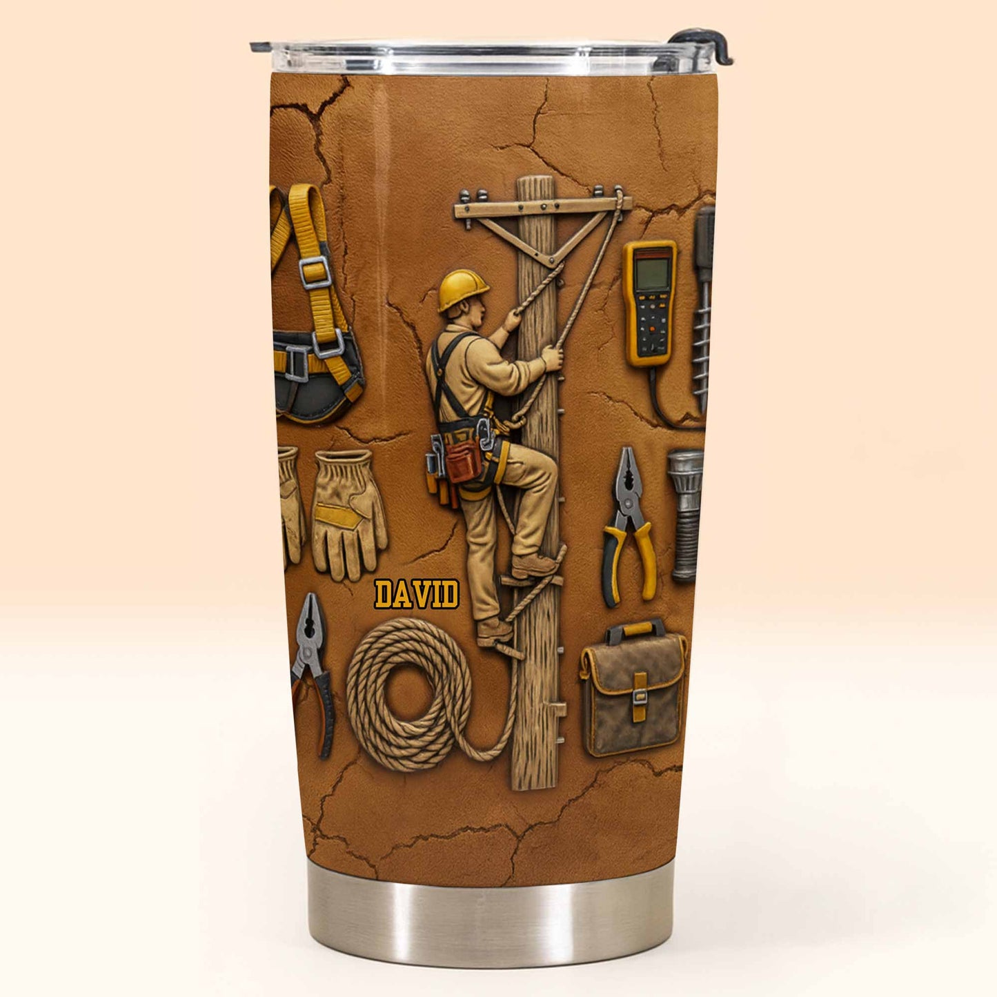 Celebrate Hard Work, Tools and Construction Worker Design