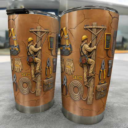 Celebrate Hard Work, Tools and Construction Worker Design