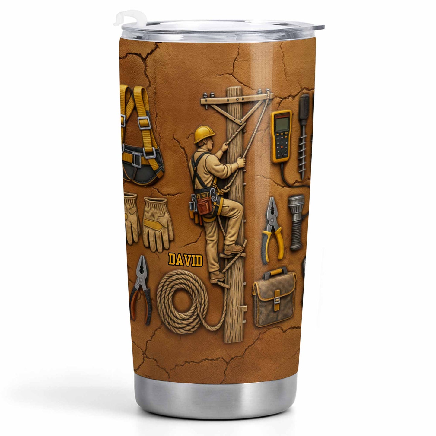 Celebrate Hard Work, Tools and Construction Worker Design