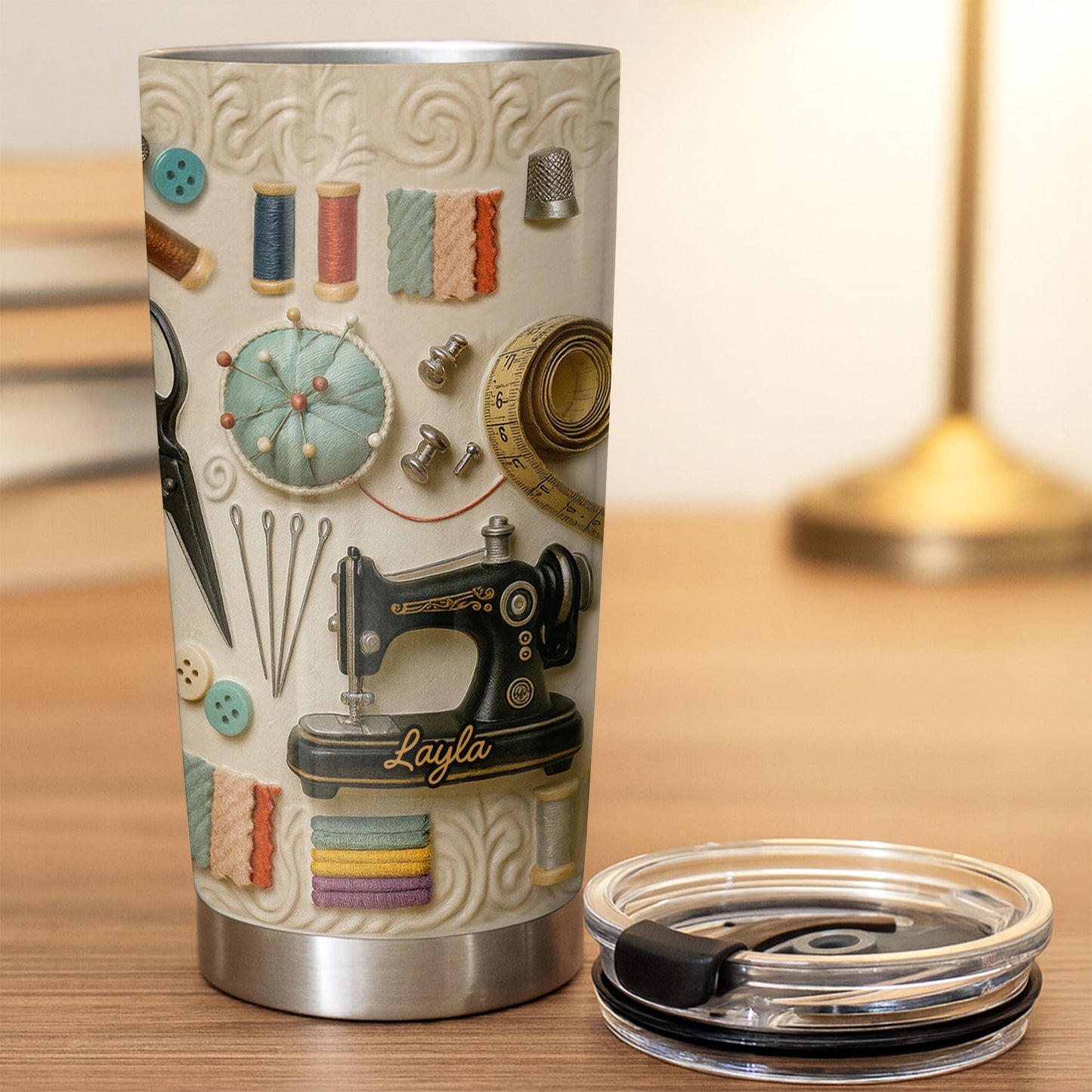 Celebrate The Art of Crafting, Sewing Essentials Tumbler