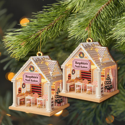 Sophia’s Nail Salon With Christmas Tree Decor